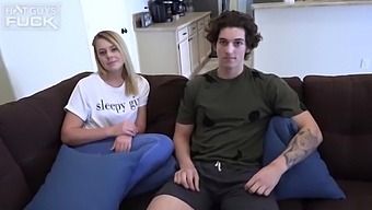 Marie, The Busty Blonde Teen, Welcomes Randy Back For Another Round Of Hardcore Fucking!
