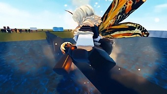 Godzilla I Mothra Angażują Się W Konflikt Seksualny Na Robloxie.