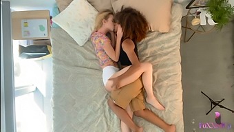 Blonde Chloe Cherry And Afro Babe Jenna Foxx In A Steamy Lesbian Video!