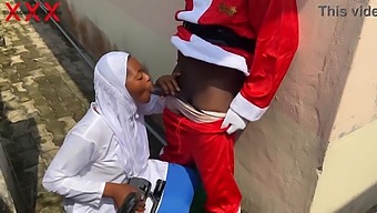 Watch Santa And A Seductive Hijabi Woman Have Sex On Christmas. Subscribe To Red