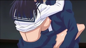A Well-Endowed Sister With Large Breasts Gets Her Hentai Vagina Vigorously Penetrated In The School Clinic