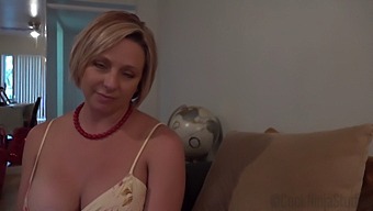 Beautiful Blonde Mom Brianna Beach Shares Her Fantasy Of Watching Her Step Son Pleasure Himself.